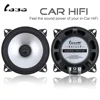 Altavoz Hifi Coaxial para puerta de coche, 2 unids/lote, LaBo, 4 pulgadas, 60W, 2 vías, Audio automático, música, estéreo, frecuencia de rango completo ► Foto 1/6