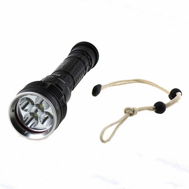 

Underwater 100m Led Diving Flashlight 8000 Lumen 5 x CREE XM-L2 LED 3-mode 26650 / 18650 battery video dive light Torch