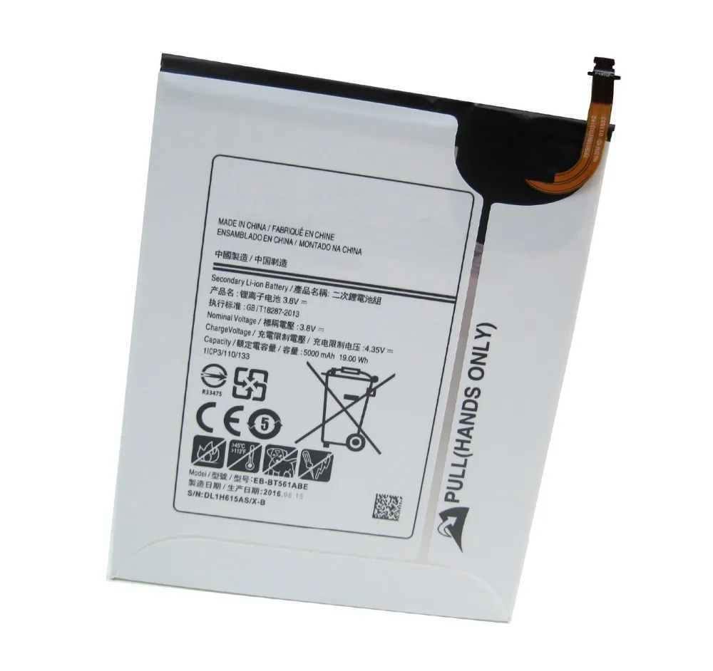 Battery EB BT561ABE(3.8V 19.00WH 5000MAH)For Samsung Galaxy Tab E 9.6