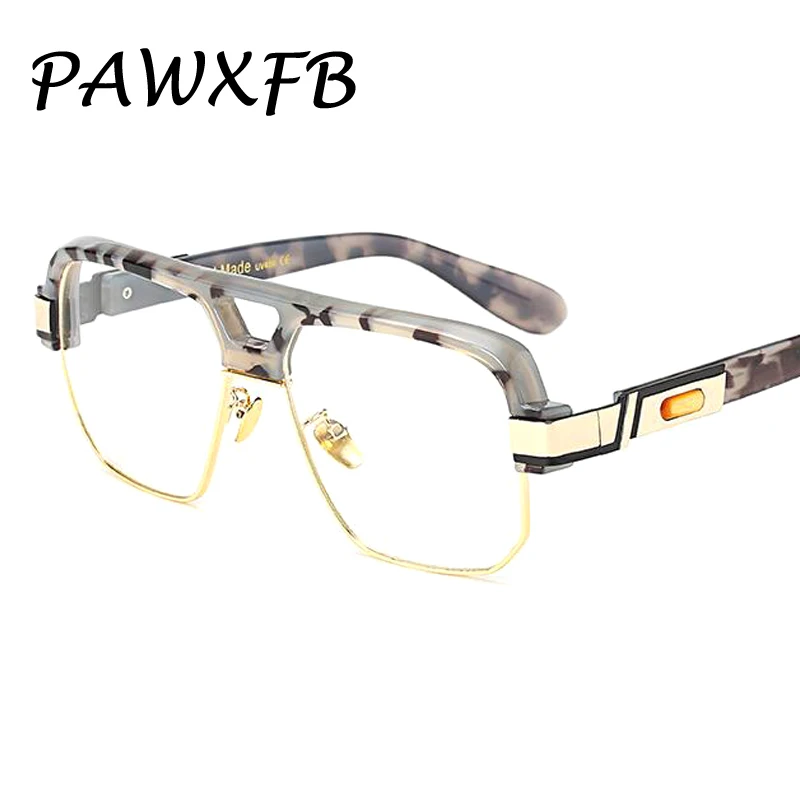 

Pop Age Fashion Luxury Square Oversized Clear lens glasses Women Men Brand Designer Celebrity glasses Vintage Oculos Gafas