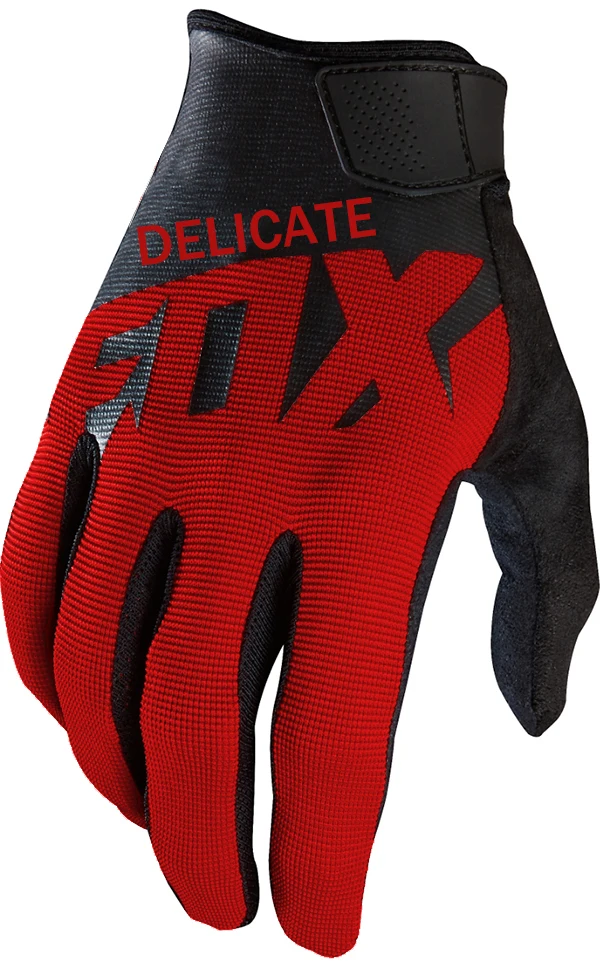 

Hot Sales!Delicate Fox Motorcycle Moto ATV Bike Cycling Red Black Summer Gloves