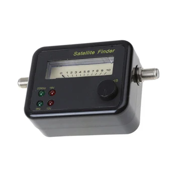 

Satellite Finder Signal Meter for Aligning Dish with Patch Lead Back Light include Satellite Finder Patch Lead User Manual.