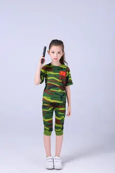 

Children's Camouflage Performance Clothing Summer Private Kindergarten Camouflage Uniform Military Training Performance Clothing