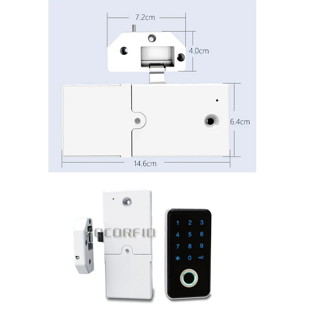 Умный keyless замок шкафа отпечатка пальца для ящика шкафа офиса файла/спортзала