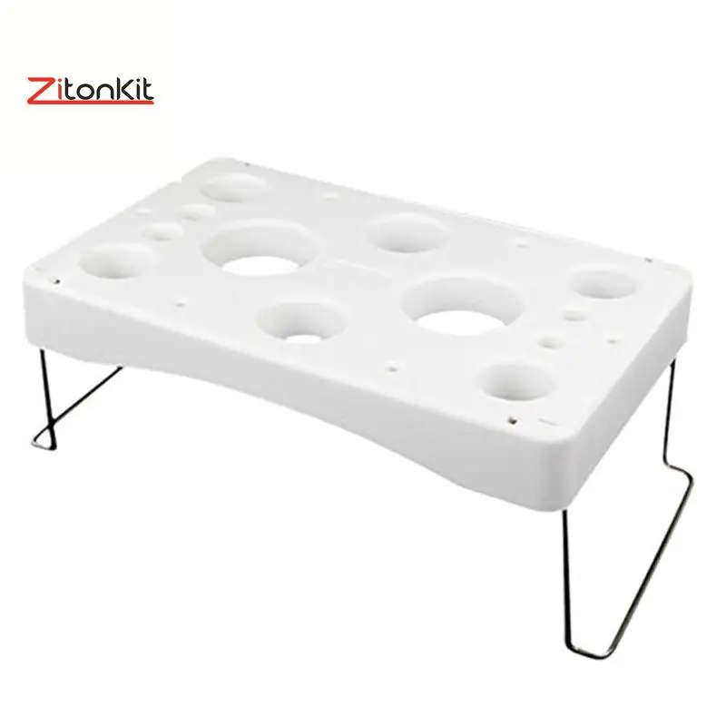 7pcs/set Cake Icing Bag Stand Cream Bags Decorating Pastry Holder Silicone Piping Tip Cover Fondant Nozzle Tools DIY Baking