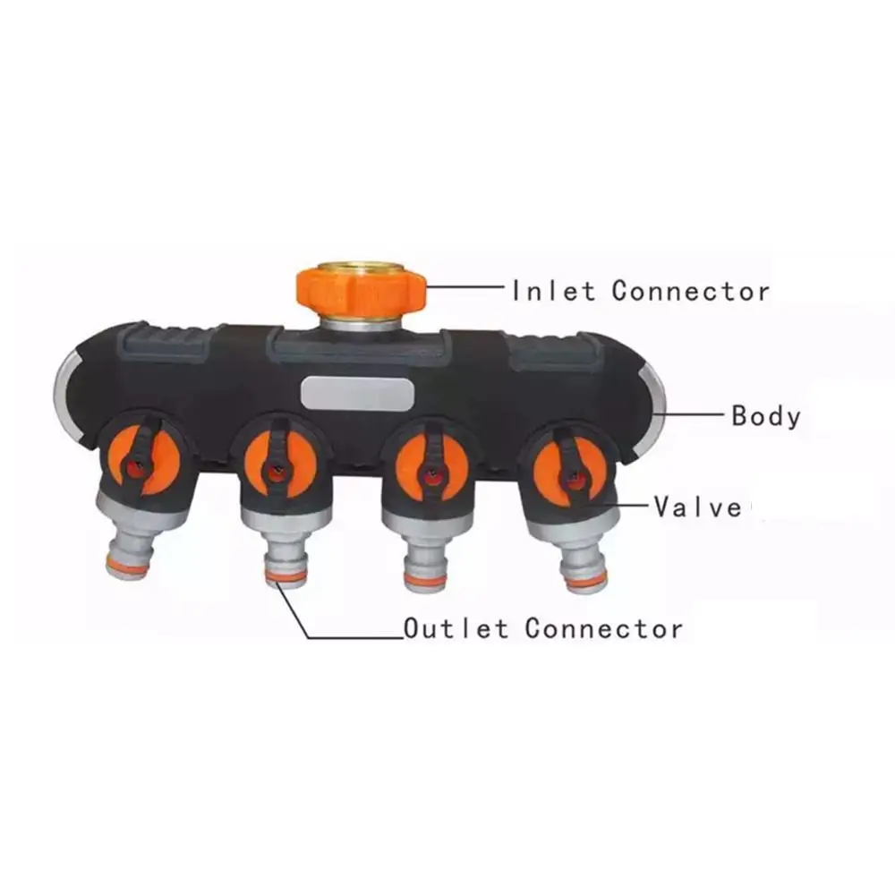 4 способ разветвитель шланга разветвитель для садового шланга легко открыть разъем шланга открытый кран системы капельного орошения и газоны продукт