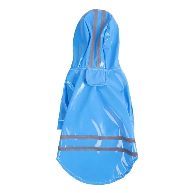 

LUOEM Fashion Pet Rainy Days Slicker Pet Rain Light-reflecting Jacket Dog Hooded Raincoat