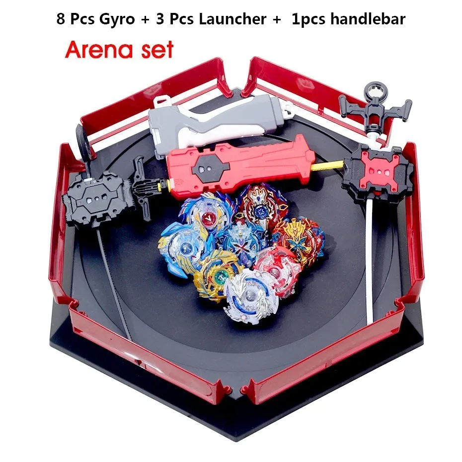 Все топы набор метателей Beyblade Gt God Bey Blades Blast Burst высокая производительность Fight Top Toys дети Bables Bayblade Arena Новые