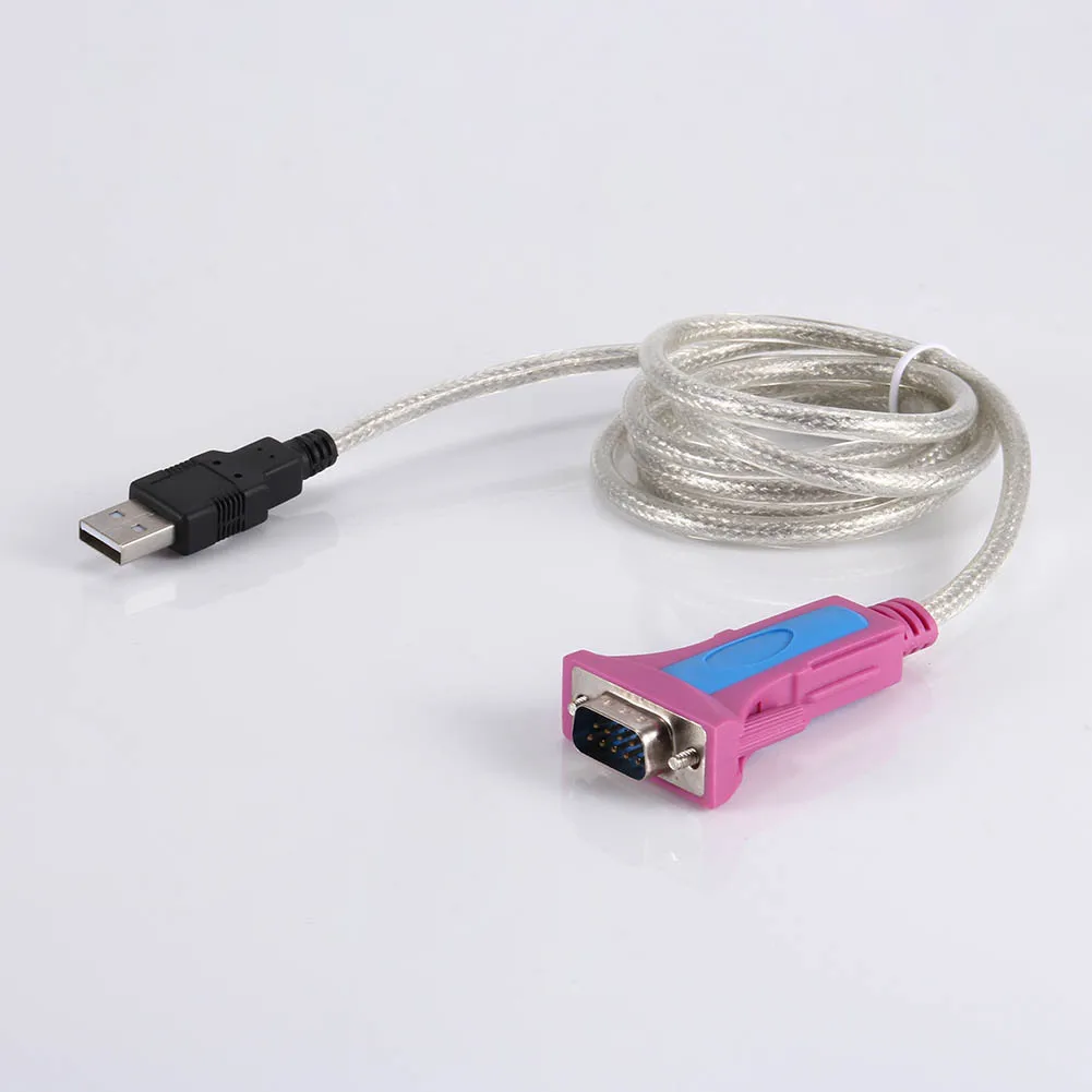 USB к RS232 DB9 последовательный кабель конвертер адаптер PL2303 чипсет 8 м для окна 10 @ JH |