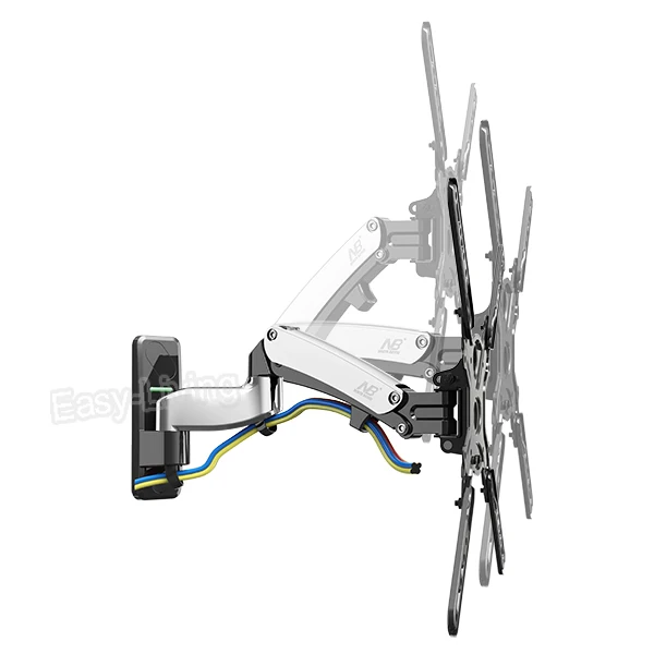 NB F500 воздушный пресс газовая пружина 50-60 дюймов светодиодный настенный кронштейн для телевизора плазменное крепление для телевизора Поддержка нагрузки 14-23 кг Макс. VESA 400*400 мм