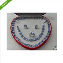 Натуральный подарок матери настоящий браслет из натурального опала ожерелье кольцо серьги кварцевые точные часы Крылья Женщины королева