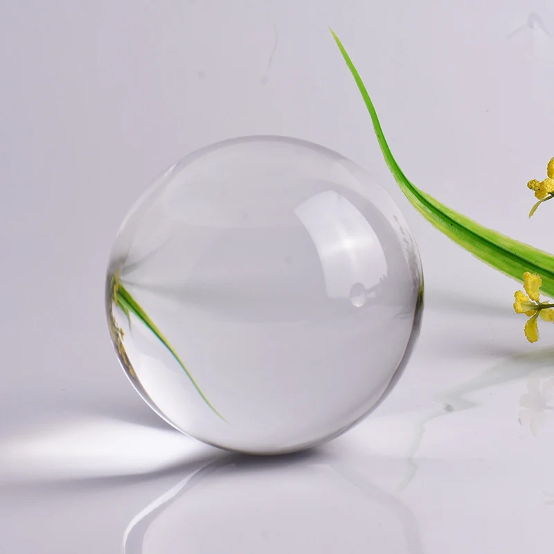 

80MM Photography Crystal Ball Ornament FengShui Quartz Magic Glass Ball Home Decor Sphere Bola De Cristal Decoracion Hogar