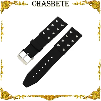 

22mm Silicone Rubber Watch Band for Amazfit Huami Xiaomi Smart Watchband Resin Strap Wrist Loop Belt Bracelet Black + Pin + Tool