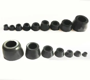 

No washer 2 #Machine Cone rubber damper,no washer screw on leg tile floor pad audio electronic feet pad ,equipment Rubber Bumper