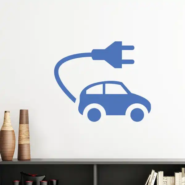 New Energy Green Charging Stations Symbol Electric Car Charging