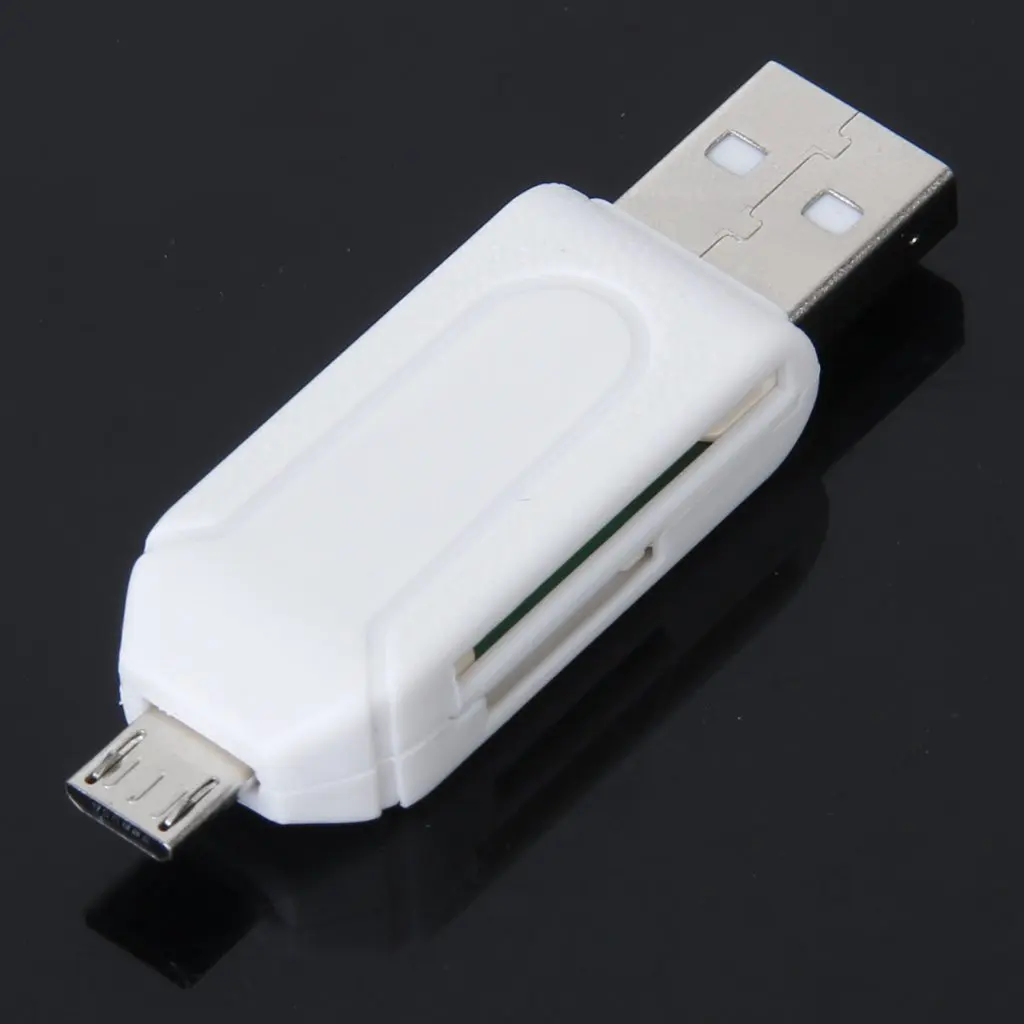 USB 2,0 + USB mini OTG SD Card Reader сотовый телефон Tablet PC картридер