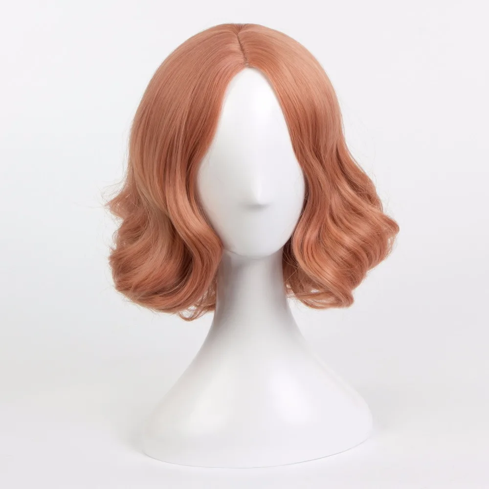 Горячая Аниме игра Persona 5 Хару Окумура Косплей парик Хэллоуин играть короткие кудрявые парик вечерние сцена Высокое качество волос
