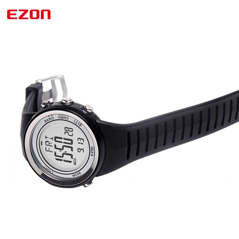 EZON H009 модные спортивные часы походные для альпинизма мужские цифровые альтиметр