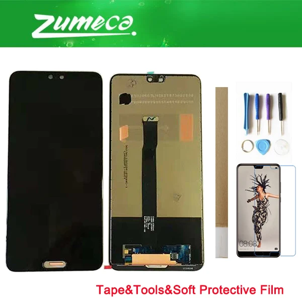 

High Quality For Huawei P20 EML-L09 EML-L22 EML-L29 AL00 LCD Display+Touch Screen Digitizer Assembly Black Color With Kits
