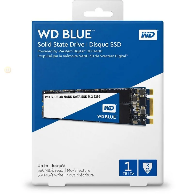 Western Digital синий M.2 2280 SSD 250G 500G 1 ТБ Внутренний твердотельный накопитель на жестком диске NGFF для портативных ПК Тетрадь