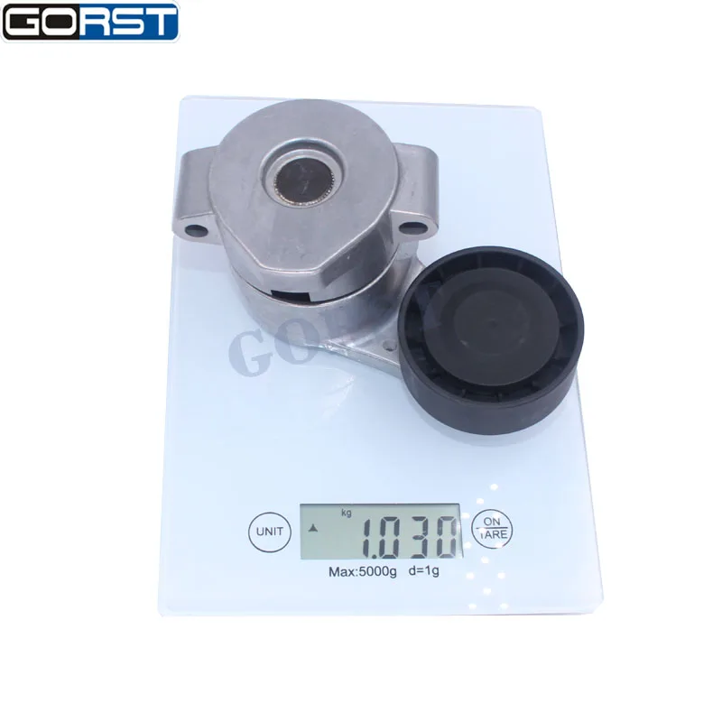 6C1Q6A228AB Car V-ribbed Belt Drive Tensioner Lever Deflection Guide Pulley For Ford Transit Fiat Citroen Peugeot 9658142780 1420513,5751.F2,5751F2,55292,6C1Q-6A228-AB-1-8