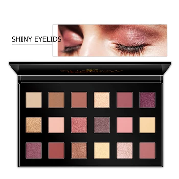 

MIXDAIR18 Color Eyeshadow Pallete Charming Matte Shiny Pigment Lasting Easy To Apply Shiny Eye Shadow Makeup Tray TSLM1