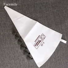 Facemile Кухня аксессуары Обледенение Трубопроводы Крем кондитерский мешок+ 6 шт. Нержавеющая сталь сопла комплект DIY подарок украшения Советы Набор 03115