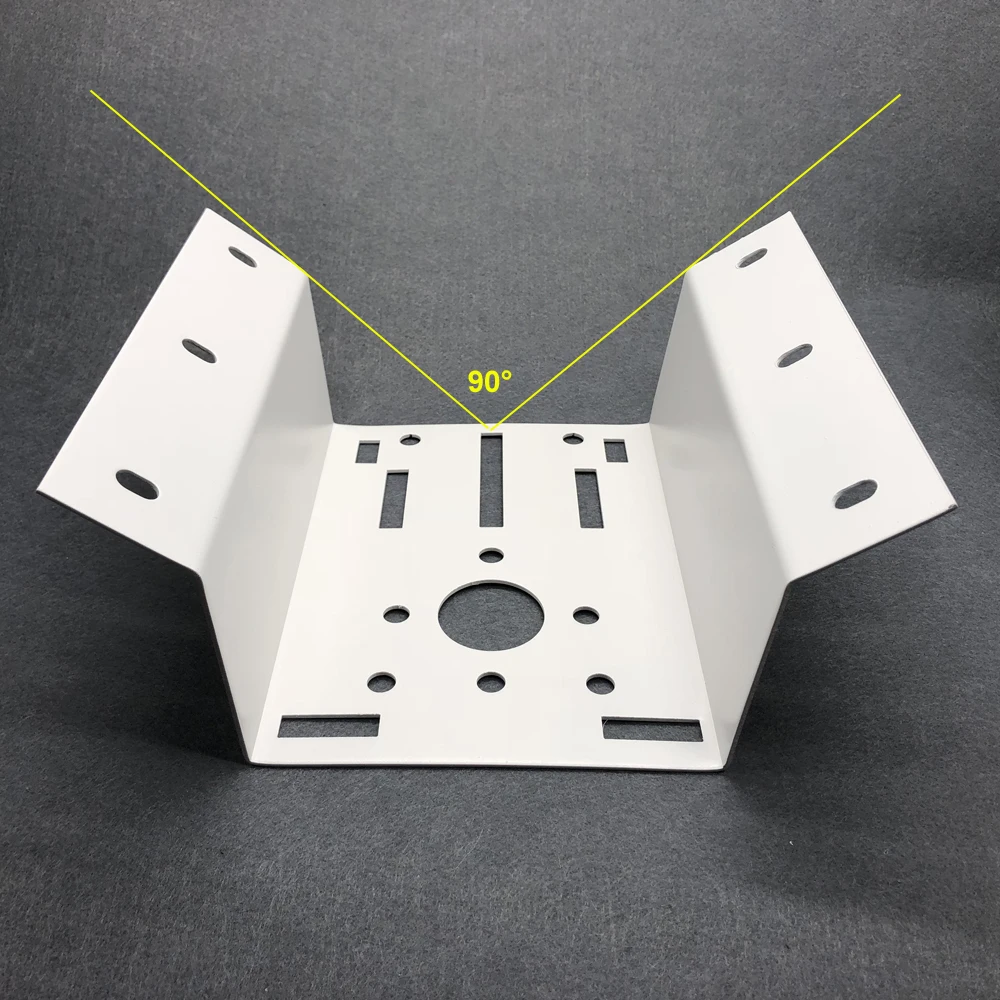 Наружный/внутренний правый угол 90 градусов Внешний угловой кронштейн для безопасности видеонаблюдения PTZ IP купольная камера Максимальная нагрузка-подшипник 30 кг