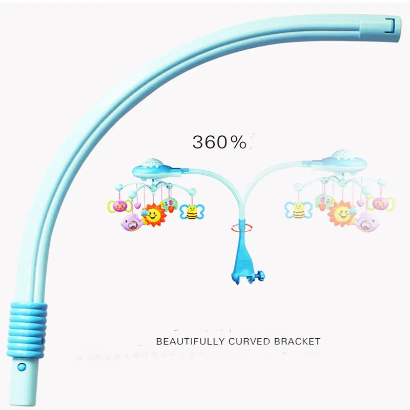 Baby Love IFSO 601-3 музыкальная детская кровать колокольчик. Детские погремушки с 50 музыкой, вращающиеся на 360 градусов Звездные огни детские игрушки для 0-12 месяцев