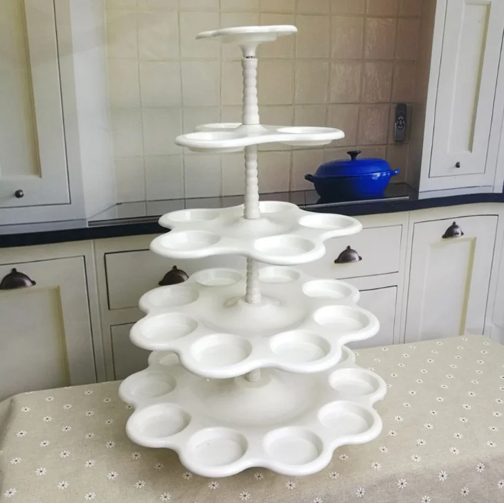 

Multi-layer Cake Stand Snack Tray Home Hotel Dessert Table Decoration Simple Afternoon Tea Snack Rack Dessert Fruit Plate LF35
