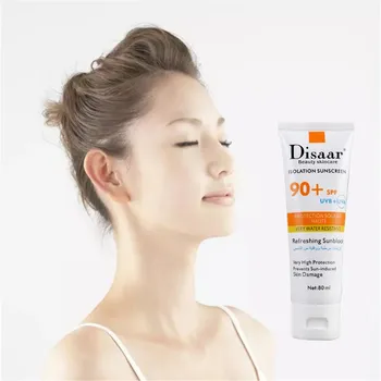 

DISAAR Face Isolation Sunscreen CC Cream SPF90++ Concealer Foundation Makeup Waterproof Whitening Nude Primer Base Cosmetics