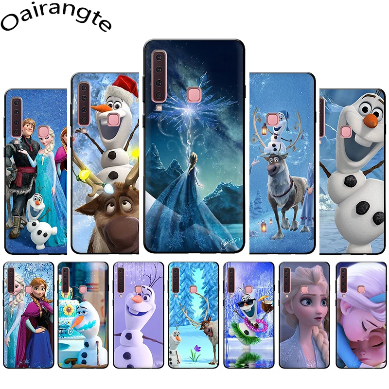 

Frozen Soft Silicone Phone case for Samsung A3 A5 A6 Plus A7 A8 A9 A10s 20s 30s 40s 50s 60 70 J6