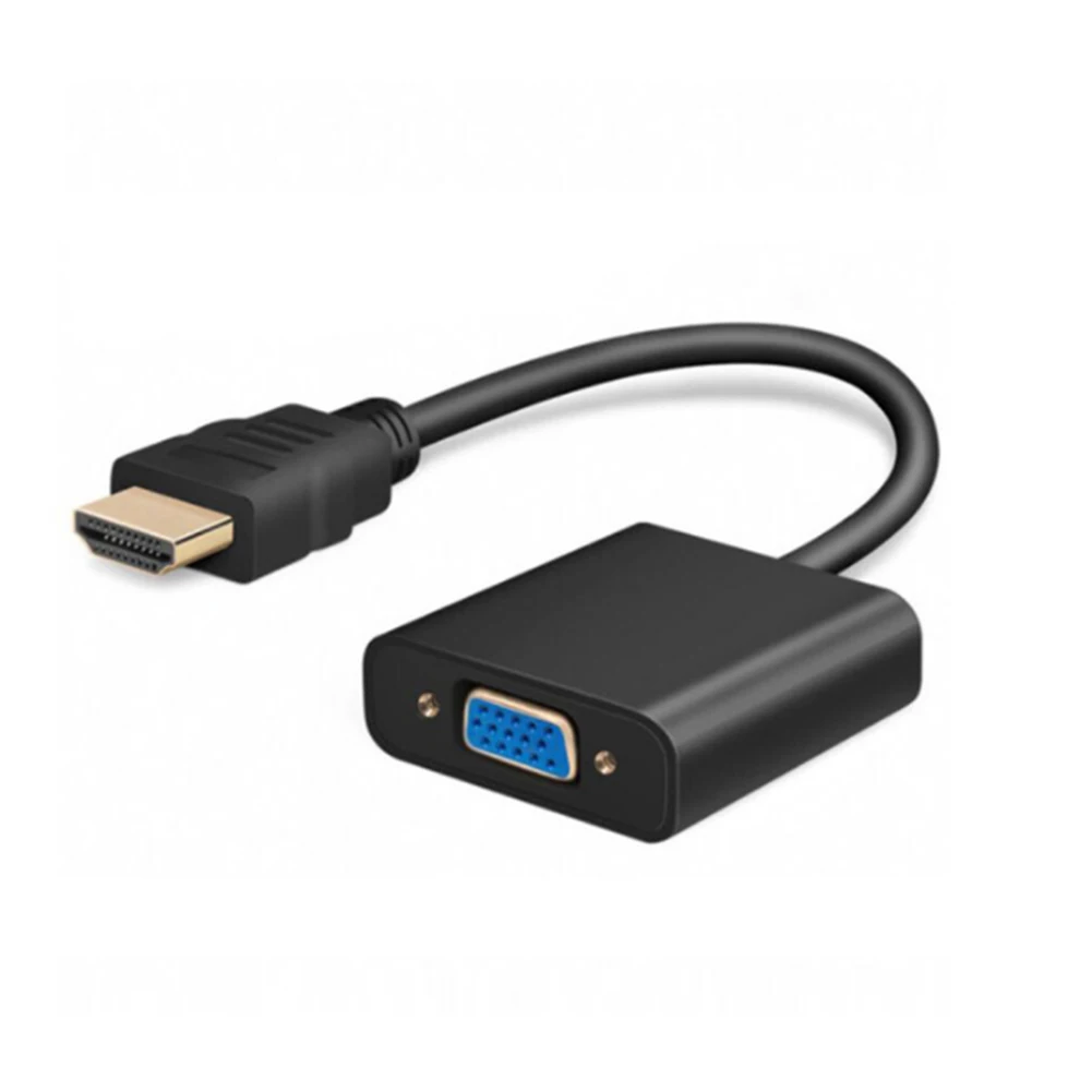 HDMI VGA Кабель адаптер конвертер для мужчин и женщин HD 1080P с аудио выходом USB