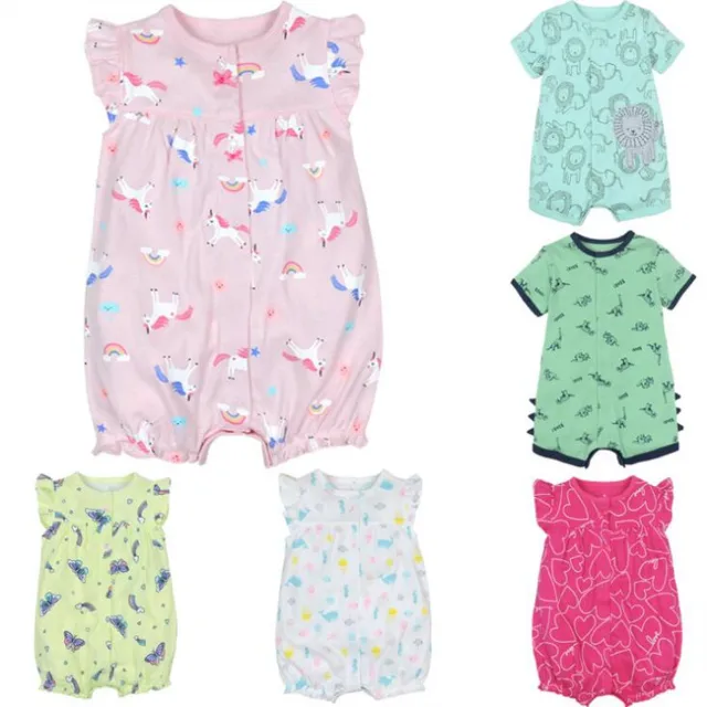 US $5.19 baby girl clothes baby romper summer cotton short sleeve girl Jumpsuit Kids Baby Outfits Clothes ov