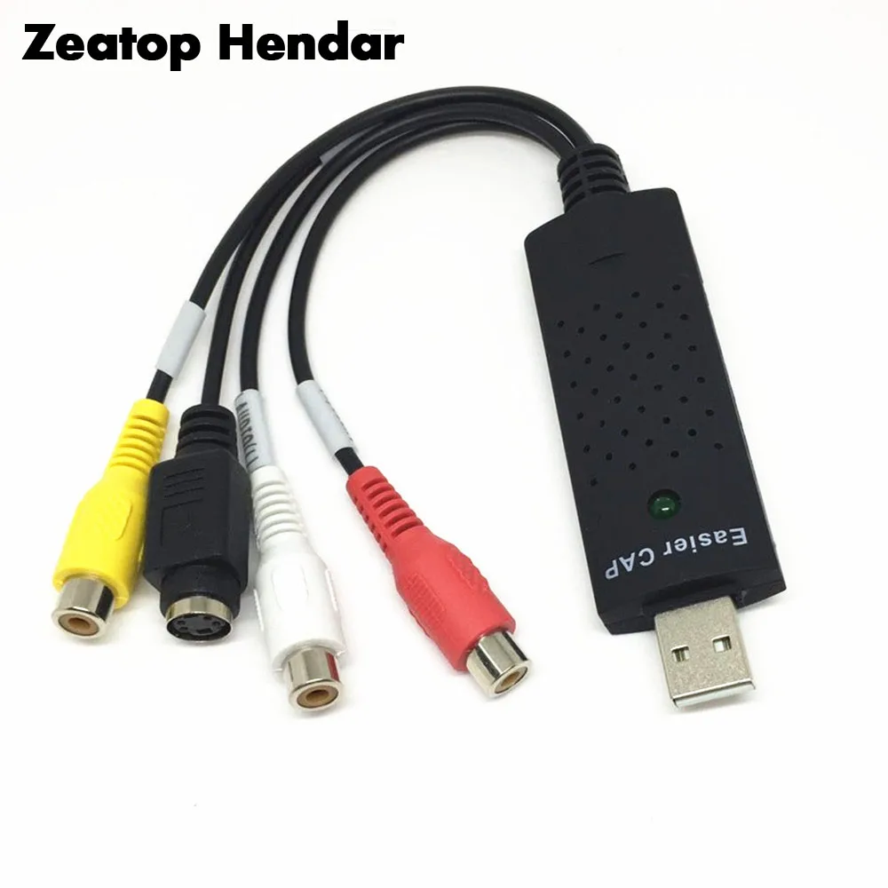 1 шт. USB 2 0 видеоадаптер для ТВ DVD VHS|usb 2.0|usb 2.0 videousb usb |