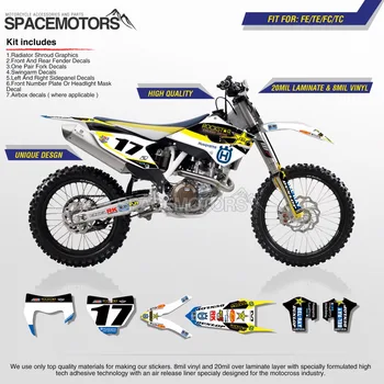 

Motorcycle graphics 3M wrap sticker decal graphic kit for HUSQUARNA FE TC FC TE motorcycle bike