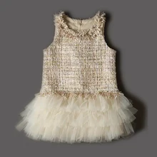 Кружевное платье-пачка ручной работы; кружевное платье для малышей; Пышное шерстяное платье принцессы с блестками; фатиновые костюмы для девочек на свадьбу и день рождения