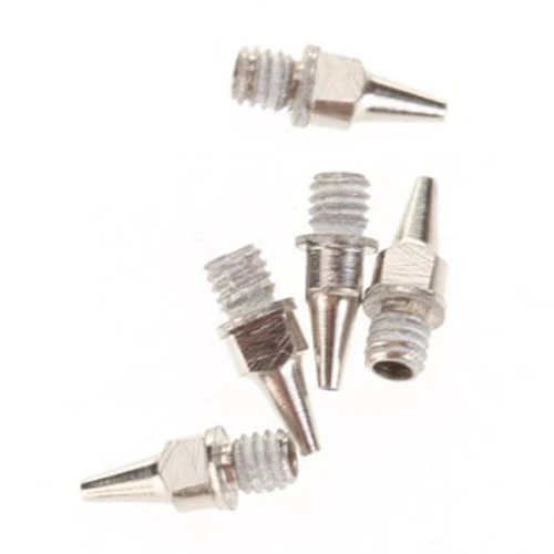 PROMOTION! 5 Pcs Stainless Steel 0.5 mm Nozzles Replacement for Airbrush