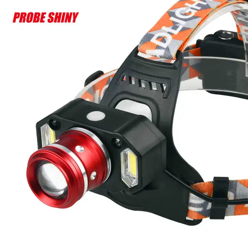 15000LM 1x XM-L T6 LED +2xCOB Rechargeable 18650 Headlamp Head Light Torch powerful led flashlight torch flashlight t6 #4A29 (7)