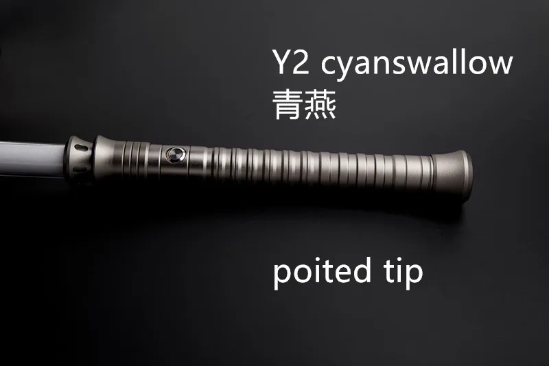 Yanqing metal lightsaber for lightsaber combat, lightsaber Jedi, Y3 Cyanswallow, pointed tip