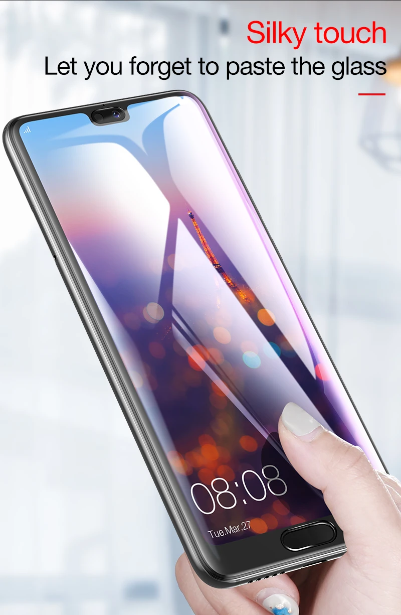 CAFELE 4D Защита экрана для huawei p20 pro lite Полное покрытие закаленное стекло для huawei p20 lite Закаленное стекло Защитная пленка