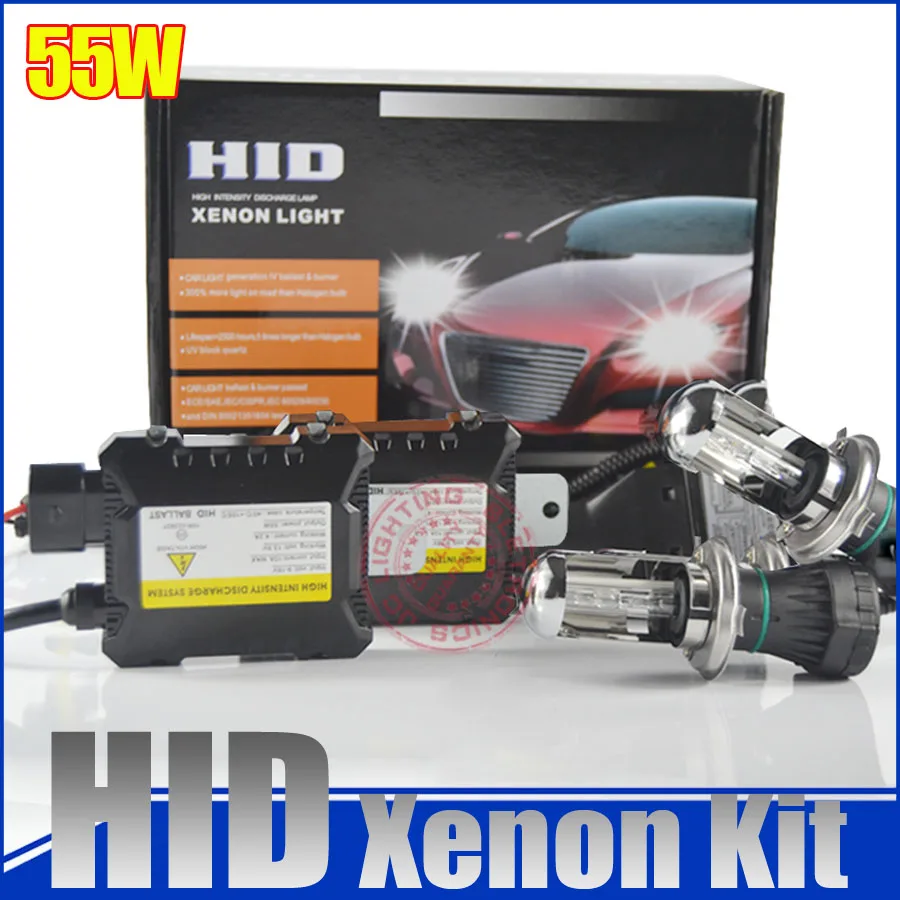 H4-3 H4 55w Автомобильный Биксенон hid комплект h4 Высокий Низкий H13 9004 9007 Hi Lo hid комплект 5000k 6000k 8000k 4300k 12000k для автомобильных фар