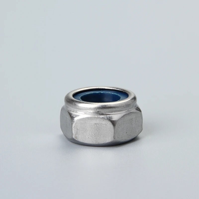 50 шт./лот DIN985 ISO10511 M3 M4 M5 M6 M8 304 нержавеющая сталь превалирующий крутящий момент