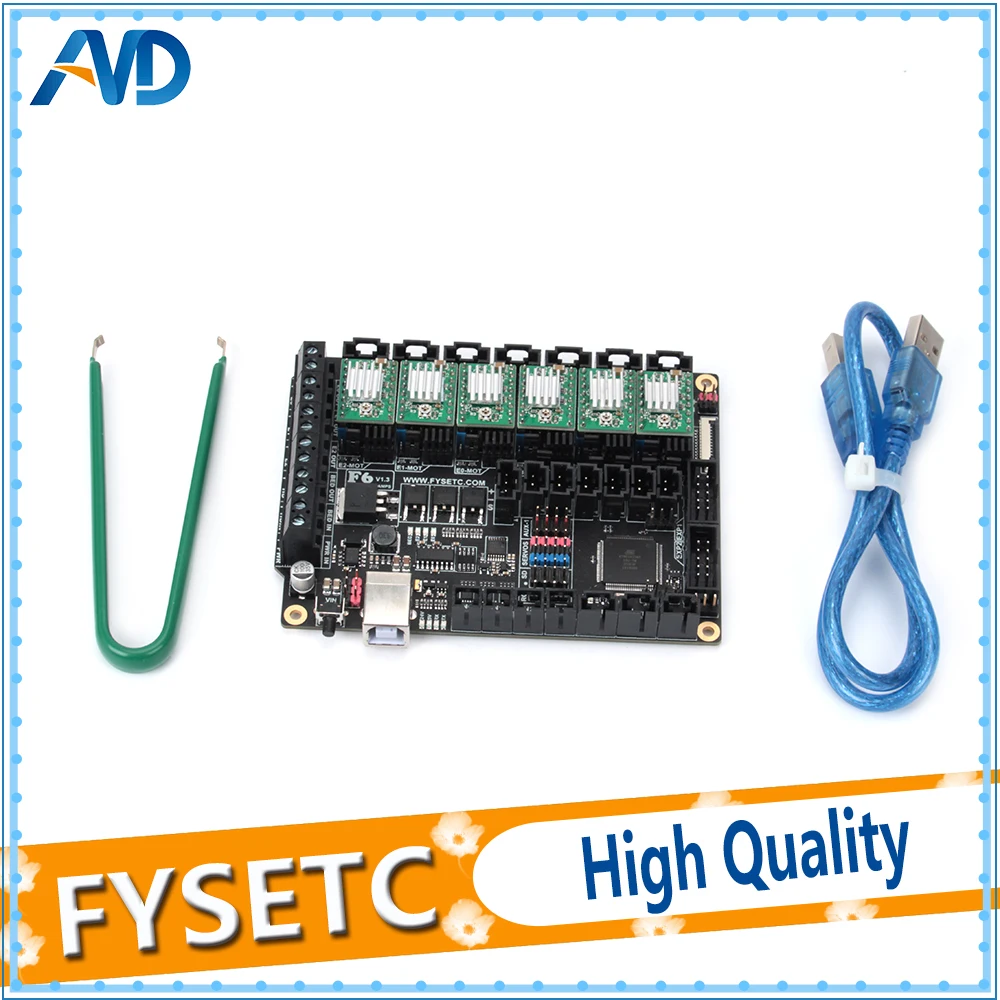 FYSETC F6 плата все-в-одном электронное решение V1.3 для 3D-принтера CNC устройств + 6 шт.