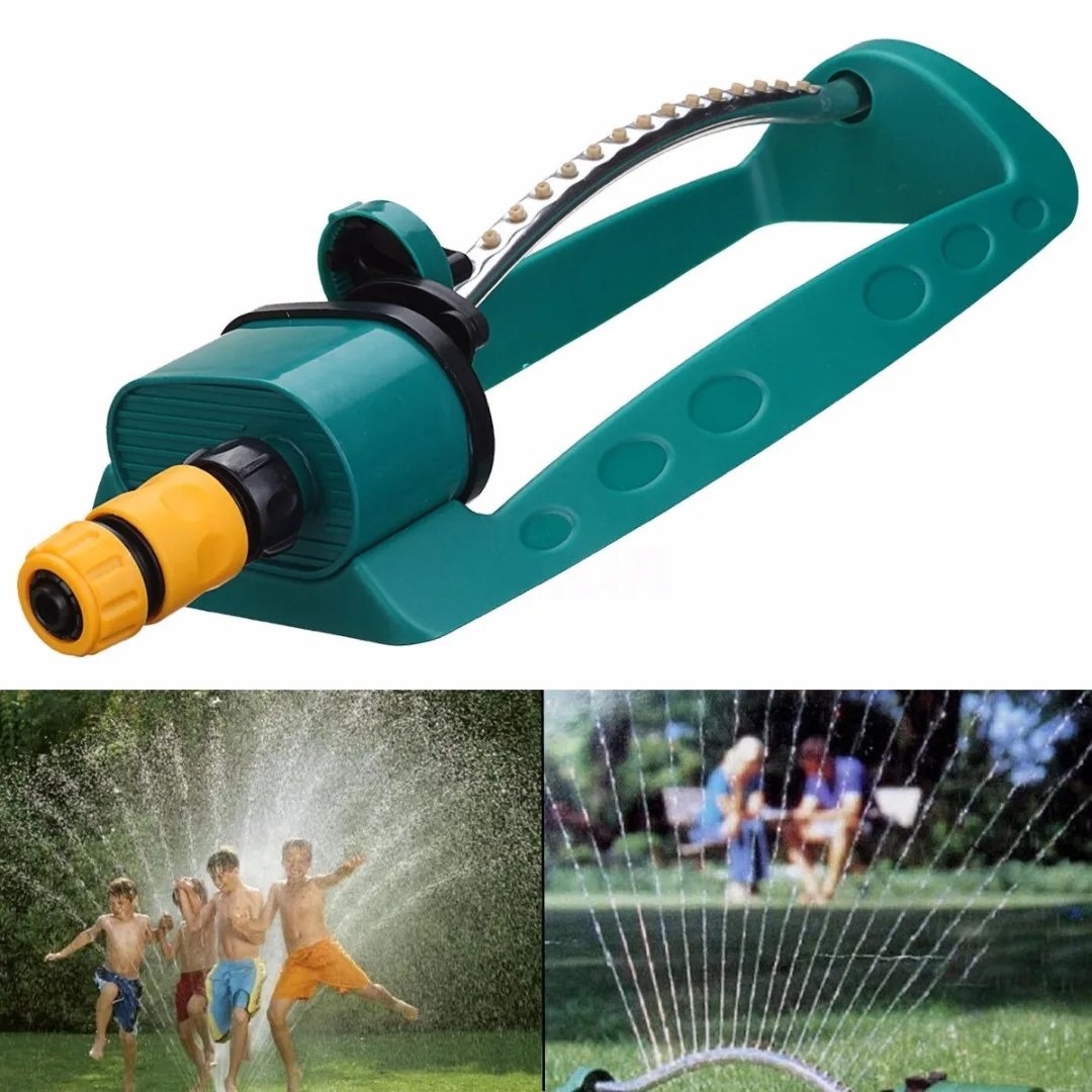 JX-LCLYL Adjustable Alloy Watering Sprinkler Sprayer Oscillating Oscillator Lawn Garden