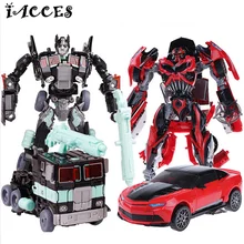 Cool Plastic ABS Alloy Action Figure Toys Classic Movie 4 Series Deformation font b Robot b