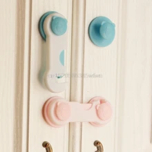 4Pcs Children Drawer Cupboard Refrigerator Door Desk Plastic Protection Locking Baby Kids Straps Safety Cabinet Locks Drop ship