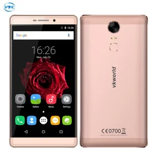 Vkworld T1 Plus 6 ”4G Smartphone Android 6.0 MTK6735 Quad Core 2 GB/16 GB 1280×720 13MP 4300 mAh Charge Rapide D’empreintes Digitales