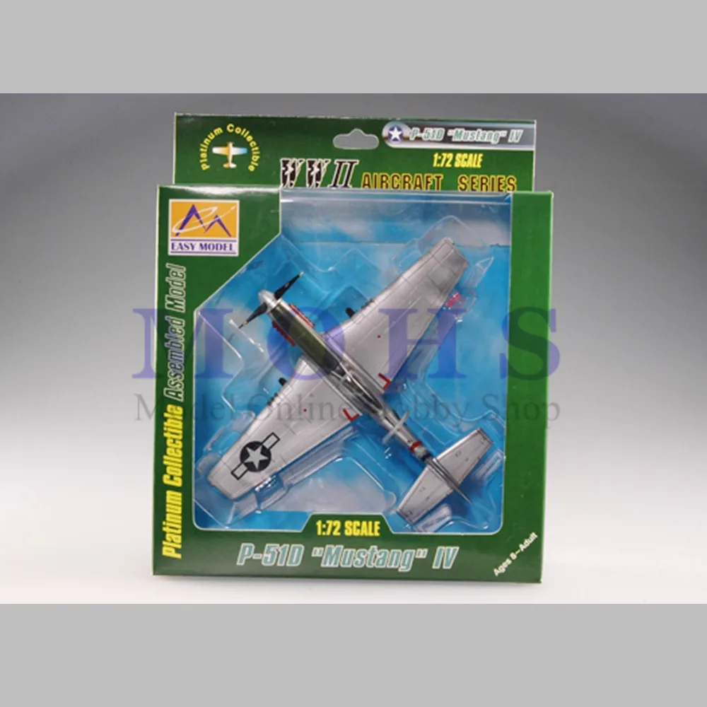 

EASY MODEL 37293 1/72 Assembled Model Scale Finished Model Scale Airplane Scale WW II Aircraft Warbird P51 MUSTANG P-51K