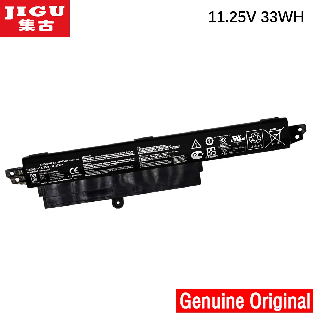 JIGU A31LM2H A31LM9H A31LMH2 A31N1302 Original laptop Battery For Asus VivoBook F200CA X200CA 11.25V 33WH